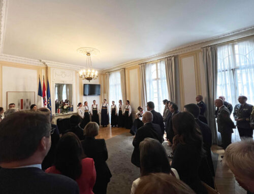 Fête Nationale de Croatie à l’Ambassade, à Paris