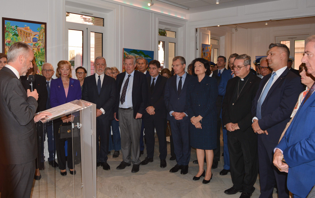 Participants à la Maison de France le 11 Novembre
