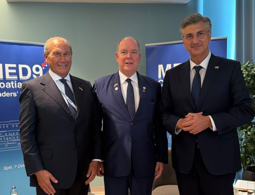 S.A.S. le Prince Albert II participe au MED9 Summit à Split, en Croatie